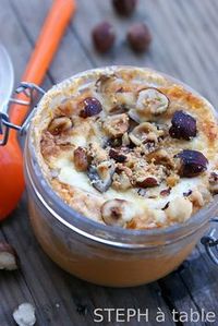 Gratin de patates douces chèvre et noisettes
