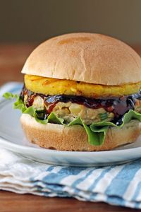 Pineapple Teriyaki Chicken Burger - Emily Bites
