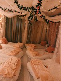 Would be such a cute bridal shower or bachelorette party and play cute sleepover wedding themed games!