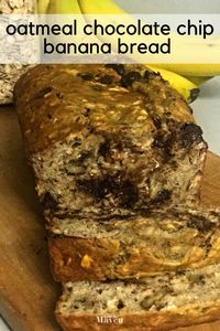 Banana bread is one of my favorite treats! The best oatmeal chocolate chip banana bread takes it to the next level. It's so tasty and easy to make! The perfect snack! #oatmealbread #bananabread via @iamthemaven