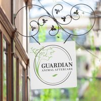 I was humbled and so grateful when I got to work on the rebranding for Guardian Animal Aftercare, a place that looks after pets after they have crossed to the other side, respecting them and following their families' wishes. Kim Senn, founder of Calico Ghost Creative, contacted me to help with this rebrand, and under her creative direction, we came up with a logo that was soft, and showed the message that it wasn't the end, but a transition. #graphicdesign #branding #logos #logodesign