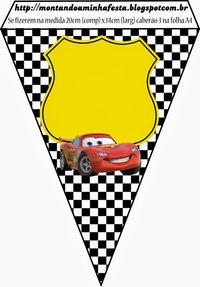 Cars: Invitations and Free Party Printables.