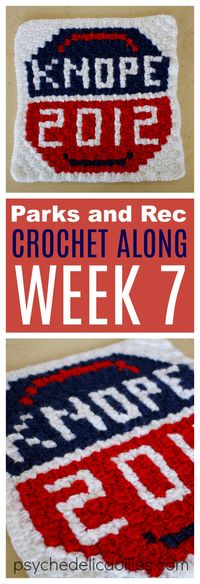 Parks and Rec Crochet Along Week 7