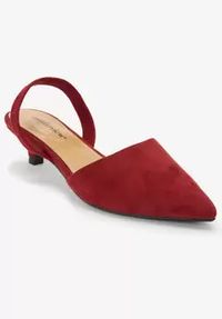 The Katiya Slingback , BURGUNDY