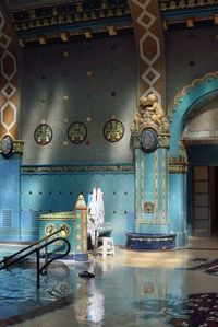 Gellért Bath, a thermal bath in Budapest, Hungary: