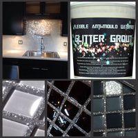 I can't wait to glitter grout the crap outta something in my house <3 #GlitterGrout