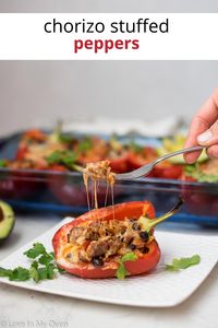 Chorizo Stuffed Peppers
