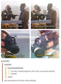 Reasons why David Tennant is awesome #458: This.