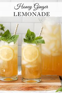 Honey Ginger Lemonade