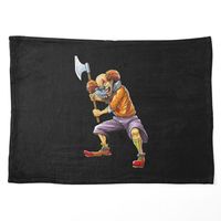 Evil Masked Clown With Axe - Scary clown axe, evil clown, scary clown, killer clown, spooky clown, circus, laughing, red nose, evil eyes, masked clown, red lips, horror clown, halloween, creepy, monster clown, clown rage
