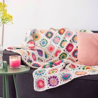 Haakpatroon Granny Square deken NL