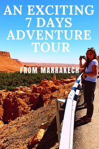 An Adventure 7 days desert trip of the great south, departing and ending in Marrakech, is intended for a clientele in love with discovery and culture which allows you to discover the private life of their living in the southeast of Morocco.