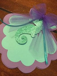 Bajo el mar de inspiración invitaciones. Juego por HandcraftedByW
