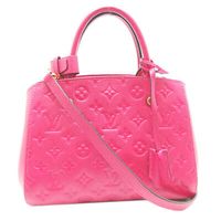 Louis Vuitton Montaigne BB Handbag M50038 Monogram Amplant Dalia Pink W/ Strap | eBay