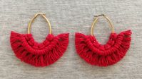 DIY ARETES en MACRAME (paso a paso) | DIY Macrame Earrings Tutorial