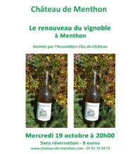 Conférence "La vigne à Menthon , un paysage oublié" par Dorian Anthoine - Guides du Patrimoine Savoie Mont Blanc