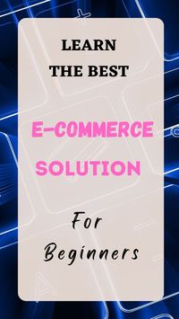 Shopify e-commerce solution for you Learn the best e-Commerce solution for beginners. I would love your feedback on it if you have a second. Your store, and your success start here. Easy e-Commerce solution. #ecommerce #ecommercewebsite Disclaimer: The pin includes the affiliate link and if used to purchase, we make the commission paid by the company.