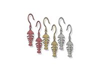 Fish Bone Drop Earrings - simlasya