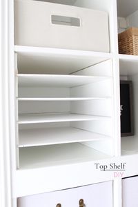Looking to organize your life in the new year? Check out this step-by-step tutorial for installing a custom, removable slot system for your Ikea Kallax. #kallaxhacks #kallax #ikeahack
