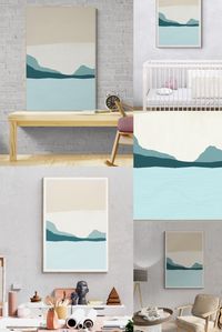 Add a touch of modern elegance to your home with this minimalist painted landscape wall art. Perfect for living room, bedroom, or kitchen decor. The simple, yet striking design will elevate any space and add a unique touch to your home. #art #design #artshop #artinspiration #crafts #craftideas #diycrafts #craftswithkids #artwork #sketches #interiordesign #designideas #pinterestart