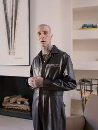 “I’ve had homes with lots of flashy cars, murals, and bikes hanging from the ceiling,” Barker shares. “But with three children of my own, plus Kourtney’s kids, this place felt right for this moment in my life. I wanted a house where I can rest and enjoy my family, a place where we can create memories.”