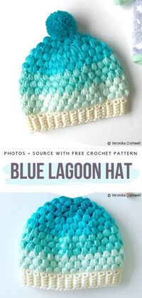 Bobbly Beanie Hats Free Crochet Patterns