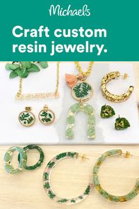 Create jewelry in minutes with fast-drying UV resin.