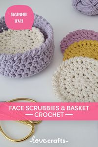 If you're a beginner, this is an ideal make to practice your crochet. Face scrubbies are a fabulous gift for friends and family this Christmas and a perfect if you're on the last minute! | Downloadable PDF at LoveCrafts.com