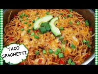 How To Make TACO SPAGHETTI ~ One Pot Tex Mex Spaghetti Dinner - YouTube