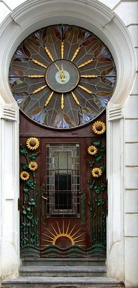 Art Nouveau Door in Praha, Czech Republic – @~ Watsonette
