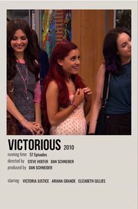 minimal polaroid series poster for victorious