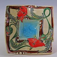 Carol Long 6" x 6" Poppy Tray