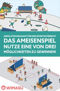 Spiel des Jahres für den #Sportunterricht! Kostenlose #Spielidee für die #Grundschule, Gesamtschule, Gymnasium, Hauptschule und Realschule. Hier finden Sportlehrer und #Sportlehrerinnen viele Ideen für den Sportunterricht. #Spielehighlight