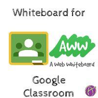 Google Classroom Whiteboard with Aww Web Whiteboard. Have students collaborate on drawings and connect with Google Classroom.