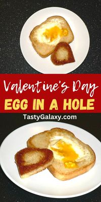 How to Cook Valentines Day Breakfast for Kids! Kids will love toad in a hole, perfect for Valentine's Day breakfast or Valentines lunch. You need just 3 ingredients for these fancy breakfast ideas!