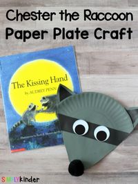 This Chester the Raccoon Paper Plate Craft is a fun and simple book-inspired activity for children to do at the beginning of the school year.