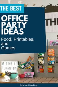 Everything you need to throw an amazing Office Party. Food, game, and decoration ideas.