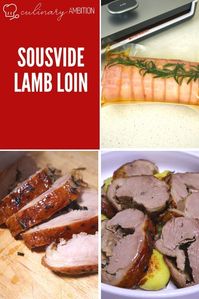 Lamb loin is the rack without the bones, the meat is lean, tender and very tasty. The sous-vide cooking technique is the perfect way to cook this piece of meat evenly. #lambloin #sousvidecooking #lamb #sousvide #slowfood #slowcooking