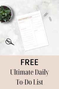 By using this daily to-do list, I have changed my life. Sure it's not all down to the to-do list, lol! But it has had a huge impact on my daily life. I have been sharing it within my circle and with those I help, but I wanted it to reach you. After you download, try it and reach out. If you need help getting started using it, or for some accountability, let me know. I'm here to help! YOU can make changes and change your life. You can do it. I want you to know it is possible. I'm here for you.