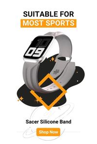 Suitable for most sports, the Sacer silicone band is for those high performers look for an extra edge and a good look for their Apple Watch.
