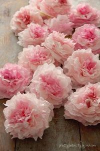 Coffee filter flowers tutorial