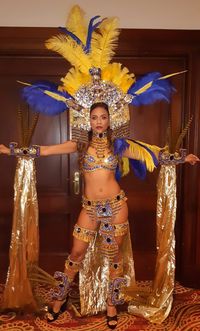 Katla Aponte Miss Costa Rica Ecology.Fantasía Indígena de Costa Rica.