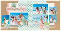 Commemorate your summer trips to the beach with this seaside layout scrapbook page. #summer #summertrips #seasidelayout #scrapbookpage #scrapbookideas #scrapbooklayouts #seasidescrapbookpage #cards #cardideas #craftgossip