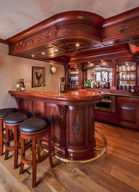 English style basement pub