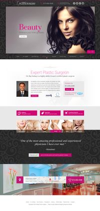 Plastic surgery website design