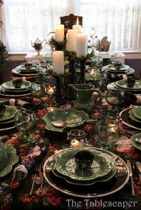 Winter Garden dark for my taste but love the clustered candles in the center of table