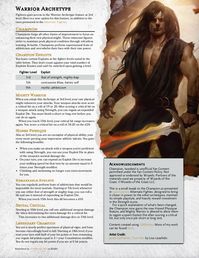 Warrior Archetype: Champion, Tweaked - An Alternate Champion for LaserLlama's Alternate Fighter. Embody the Olympic ideal, and use your strength to the fullest! : UnearthedArcana