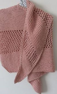 4.Mon châle rose