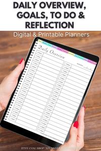 These digital planners and printable planners will help you plan and organize ALL aspects of your life.