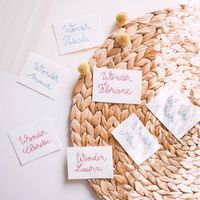 Home made embroidered goodies for the first orders!